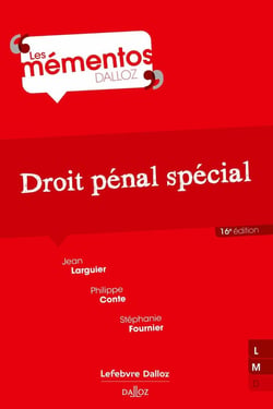 Droit pénal spécial (16e édition)