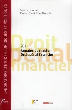 Annales du master 2 droit pénal financier 2012