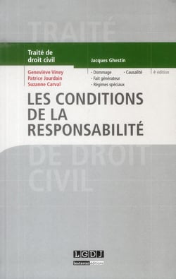 Les conditions de la responsabilité (4e édition)