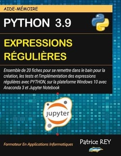 Aide-mémoire : expressions régulières - avec Jupyter Notebook