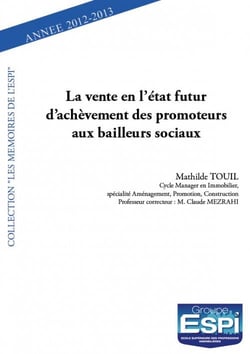 La vente en l'état futur d'achèvement des promoteurs aux bailleurs sociaux