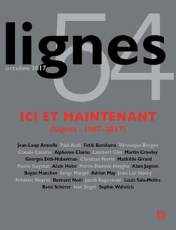REVUE LIGNES : ici et maintenant