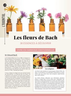 Les fleurs de Bach : 38 essences à découvrir - vivre en harmonie émotionnelle