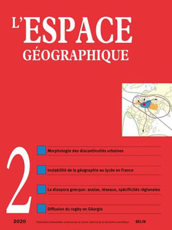 L'espace géographique n° 2-2020