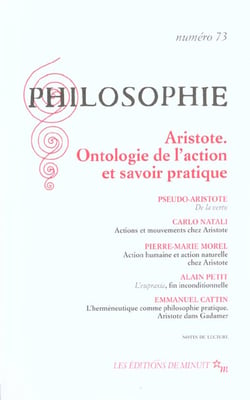 Revue Philosophie n.73