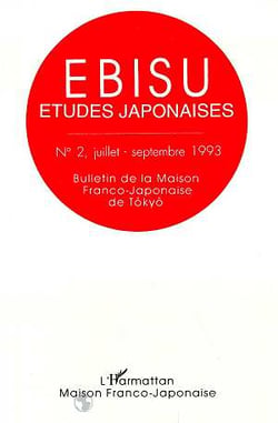 Ebisu, études japonaises n.2 : juillet-septembre 1993