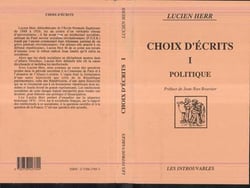 Choix d'écrits : politique