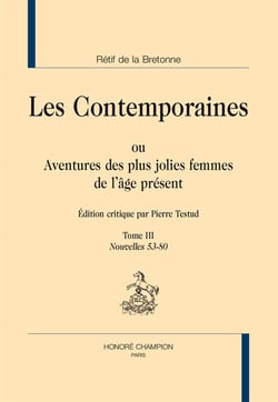 Les contemporaines ou aventures des plus jolies femmes de l'âge présent Tome 3 : nouvelles 53-80