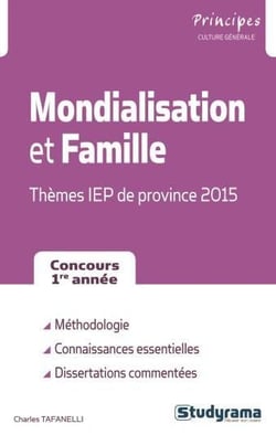 Mondialisation et famille - thèmes IEP province 2015