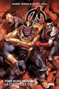 Avengers - time runs out : Intégrale vol.2 : Tomes 3 et 4 : la chute des dieux