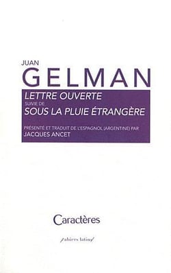 Lettre ouverte - sous la pluie étrangère