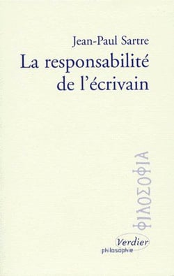 La responsabilité de l'écrivain