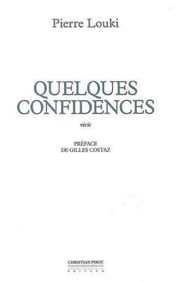 Quelques confidences