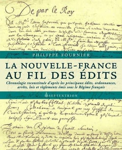 La Nouvelle-France au fil des édits