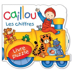 Caillou : les chiffres - livre puzzle