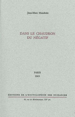 Dans le chaudron du négatif