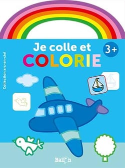 Je colorie et j'apprends les couleurs - arc-en-ciel (bleu)