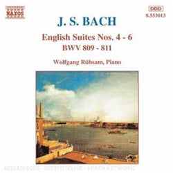 English Suites 4 - 6 : BWV 809 - 811