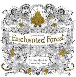 Enchanted forest - an inky quest and coloring book