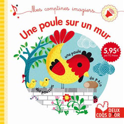 Tout carton sonore -  une poule sur un mur