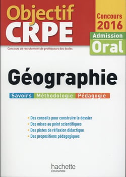 Objectif crpe - géographie (édition 2016)