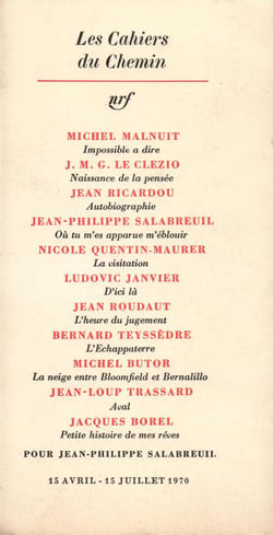 Les Cahiers du Chemin