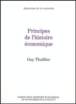 Principes de l'histoire économique