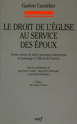 Le Droit de l'Église au service des époux
