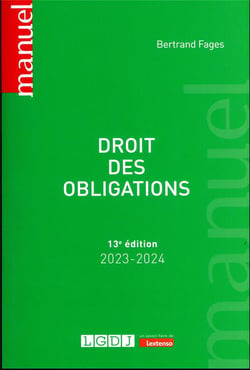 Droit des obligations (13e édition)