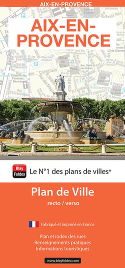 Aix-en-Provence : Plan de ville (édition 2024)