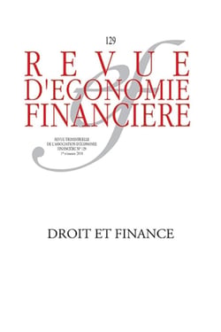 Revue d'économie financière n.129 : droit et finance