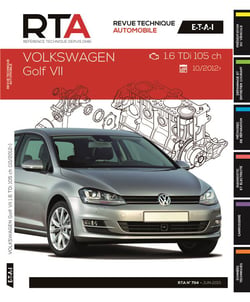 Revue technique automobile n.794 : Volkswagen Golf VII - 1.6 Tdi 105 ch - 10/2012