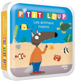 P'tit Loup : les animaux marins - livre de bain