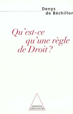 Qu'est-ce qu'une regle de droit?
