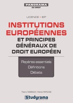 Institutions européennes et principes généraux de droit européen