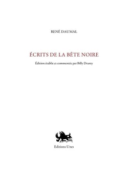 Écrits de la bête noire