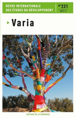 Revue internationale des études du développement : varia - mars 2017