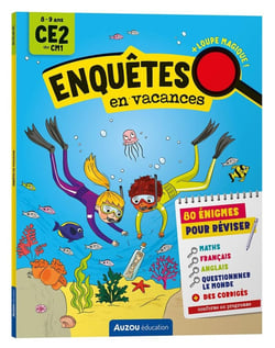 Cahier de vacances : Enquêtes en vacances - du CE2 au CM1