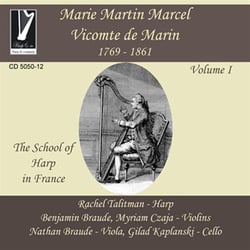 L'école de la harpe en France vol.1 : Oeuvres du Vicomte de Marin