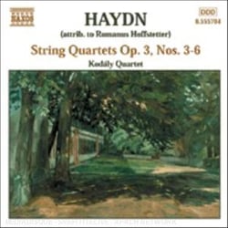 Haydn/quatuor a cordes op.3