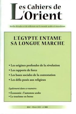 CAHIERS DE L'ORIENT n.108 : Egypte