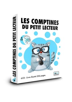 Les comptines du petit lecteur, 6cd + livre