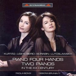 Deux Pianos Au XXème Siècle - Oeuvres De Kurtag, Ligeti, Berio, Scriabine, Lutoslawski