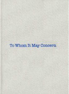 Louise bourgeois & gary indiana to whom it may concern