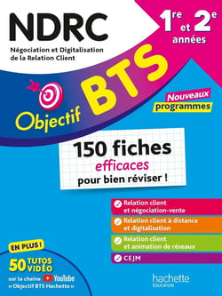 Objectif BTS NDRC - 150 fiches efficaces pour bien réviser - 2026