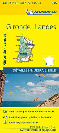 Cartes départementales n.335 : Gironde, Landes