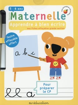 Apprendre A Bien Ecrire - Mes Fiches Effacables Grande Section