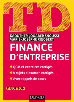 TD : td de finance d'entreprise (3e édition)