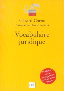 Vocabulaire juridique (7e édition) (7e édition)