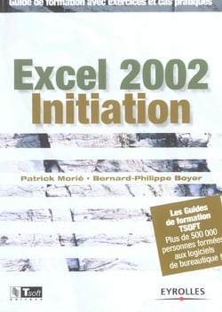 Excel 2002 initiation. guide de formation avec exercices et cas pratiques
